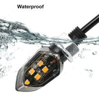 2pcs Luces De Señalización LED Para Motocicleta Universal Super Brillantes Mini Moto Amarillas Indicadores LED 12V - details 5