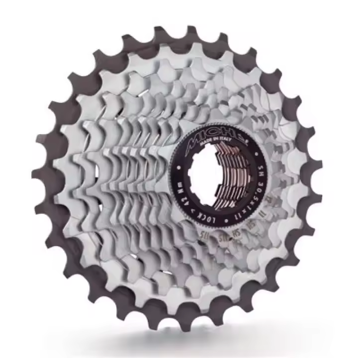 MICHE | Cassette Light Primato Compatible Shimano 11v - Peso según fabricante: 242 gr (11/25 dientes)
Compatibilidad: Shimano 11 velocidades
Material de los piñones de primera posición: acero cromado - 1