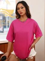 Camiseta de mujer con estampado “Jesus Loves You” – Básica de algodón, transpirable y cómoda, manga corta con cuello redondo, estilo casual - details 7