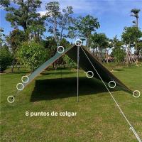 Sail De Sombra Impermeable Para Camping Toldo De Tarpaulin Resistente Al Agua Para Exterior Canopy De Camping - details 2