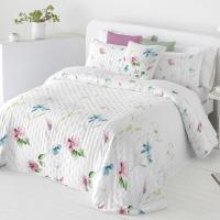 Colcha bouti reversible Fundeco Astoria de primavera-verano, incluye cojines de regalo - 100 gr - Hecha en España - details 0