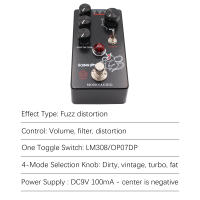 Pedal De Efectos De Distorsión MOSKYAUDIO KING RAT Para Guitarra Eléctrica Accesorios De Guitarra Pedal De Fuzz Distorsión Bypass Verdadero - details 0