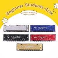 Harmonica Metálica Para Principiantes Y Niños Regalo Con Estuche Diatónica De 10 Agujeros En Do Clave C Ideal Para Aprender Y Jugar - details 22