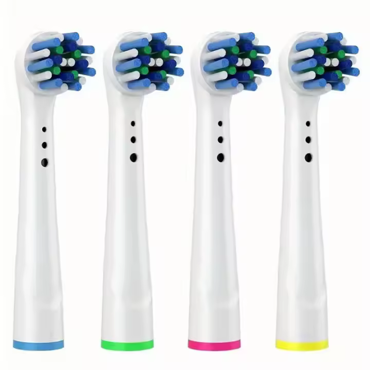 Cabezales De Repuesto Para Broca EB50 4pcs Compatible Con Orabat D12 D16 D100 3757 3709 Cepillo De Dientes Eléctrico Para Adultos - 1