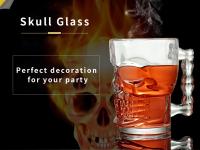 Copa De Cerveza Clásica Pirata 500ml De Cristal Con Diseño De Cara De Calavera Y Mango Para Beber Vino Y Vodka Essentials Para Bar Y KTV - details 7