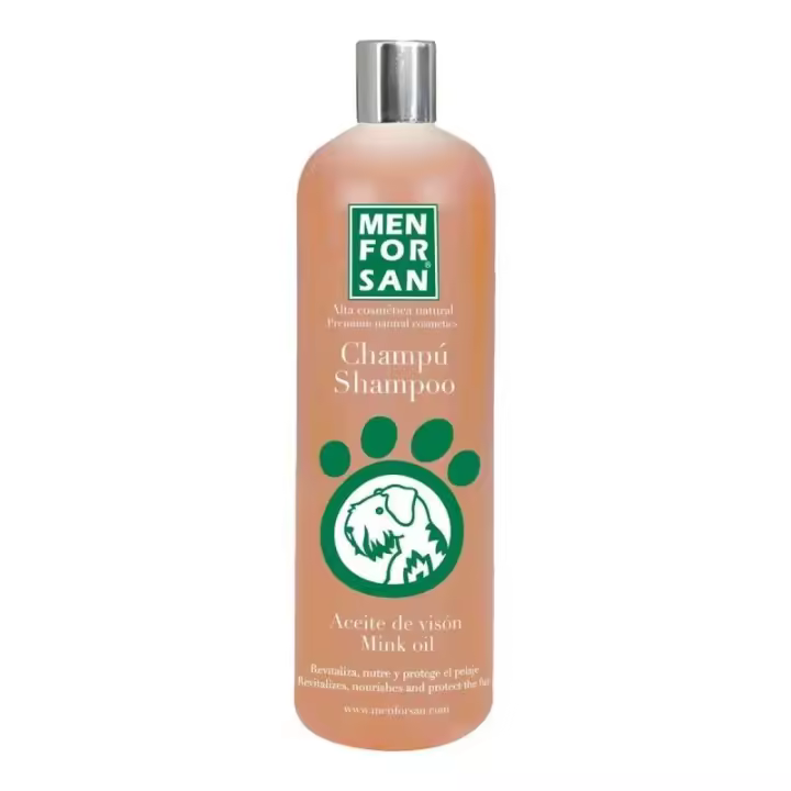 Champú para mascotas Menforsan 1 L Perro Aceite de visón - 1