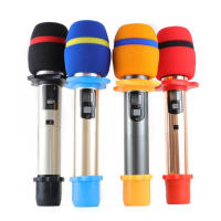 Juego De Accesorios Para Micrófono Portátil Anti-Derrapante Funda De Espuma Para Pantalla De Viento Anillo De Silicona Para Protección Del Micrófono Y Tubo Inferior Para Dispositivo KTV - details 1