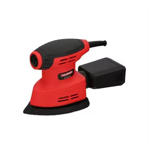 Lijadora Wolfpack Delta 220W | Velocidad 13.000 R.P.M. | Base de Plástico con Velcro Gancho - 1