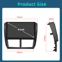 Podofo Radio de coche Android 2 Din para Subaru Forester 2008 2009 2010 2011 2012 Carplay 8+128GB AI Voice WIFI+4G DSP GPS Navegación Multimedia Reproductor de Video - details 20