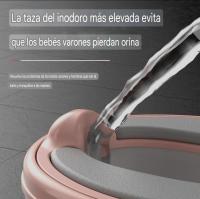Asiento De Entrenamiento Para Ir Al Baño, Inodoro De PVC Para Niños Pequeños, Cómodo Asiento De Inodoro Con Protección Contra Salpicaduras De ABS, Inodoro De Entrenamiento Duradero, Asiento De Inodoro - details 6