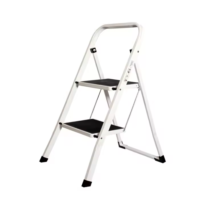 Escalera Plegable, Escalera 2 peldaños, domestic para Hogar, Antideslizante, multifunción, Resistant, (2 PELDAÑOS) - 1