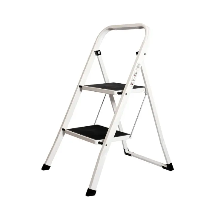Escalera Plegable, Escalera 2 peldaños, domestic para Hogar, Antideslizante, multifunción, Resistant, (2 PELDAÑOS) - 1