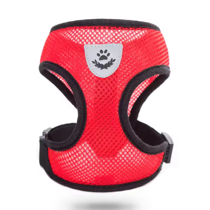Correa De Ajuste Para Gatos Y Perros Pequeños Conjunto De Arnes Respirable Para Caminar Al Aire Libre Vestido Para Bulldog Francés Chihuahua Pug Con Reflectores Todas Las Estaciones - 1
