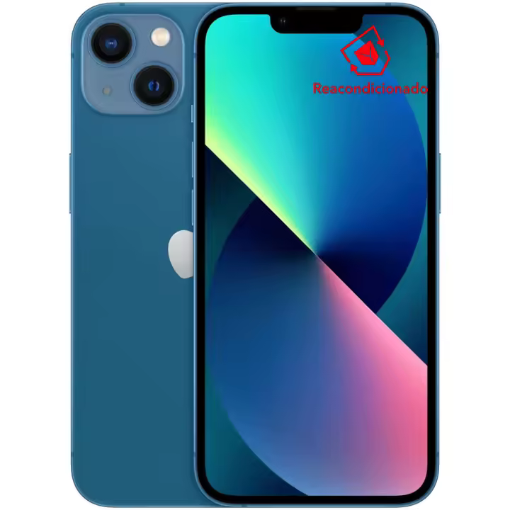 Apple iPhone 13 128GB Azul REACONDICIONADO Grado A+ Garantía 2 años - 1