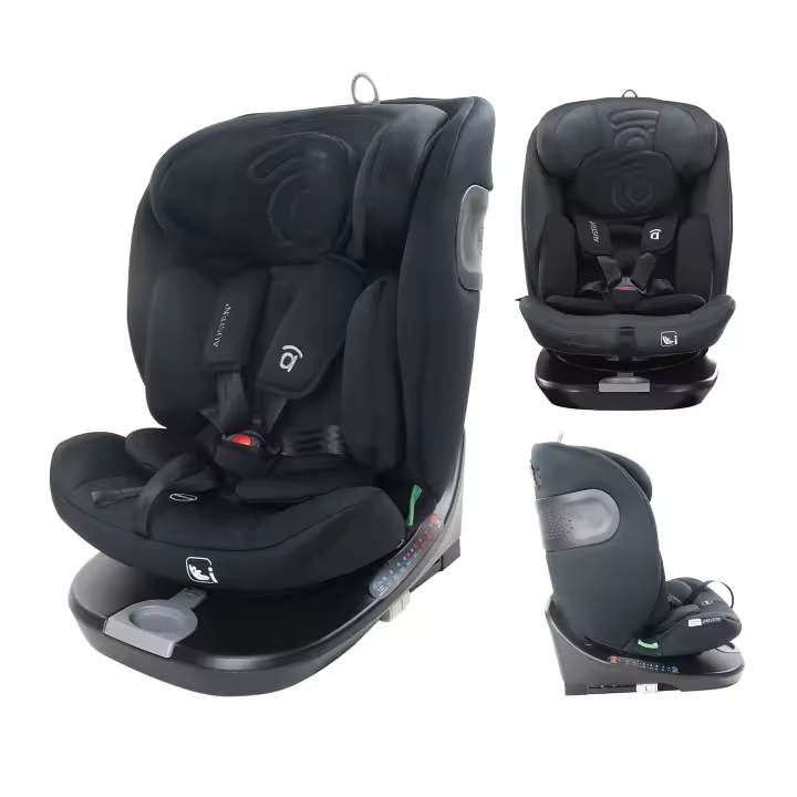 Asalvo Silla de Auto Austen 2 i‑Size 40–150 cm – Rotación 360°, Isofix + Top Tether, Uso Evolutivo de Recién Nacido a 12 Años, Fácil de Instalar y Fundas Lavables - 1