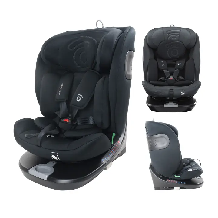Asalvo Silla de Auto Austen 2 i‑Size 40–150 cm – Rotación 360°, Isofix + Top Tether, Uso Evolutivo de Recién Nacido a 12 Años, Fácil de Instalar y Fundas Lavables - 1