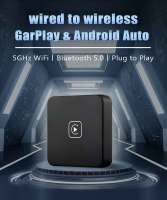 Adaptador De Cable Inalámbrico 2 En 1 Para Coche Wireless CarPlay Android Auto Soporte Spotify Netflix Para Mazda Toyota Mercedes Peugeot Volvo - details 0