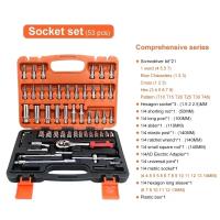 Juego De Llaves De Metal AIRAJ De 46 Piezas Para Conducción Universal Kit De Mantenimiento DIY Sin Necesidad De Ensamblaje - details 1