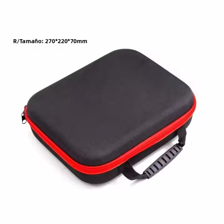 Bolsa De Herramientas Impermeable Grande Con Borde Rojo 2 Tamaños Disponibles Para Electricistas Y Uso General Bolsa De Almacenamiento De Hardware - 1