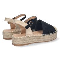 PuntoSalao Alpargatas de plataforma en yute y hebilla mujer color negro - details 2