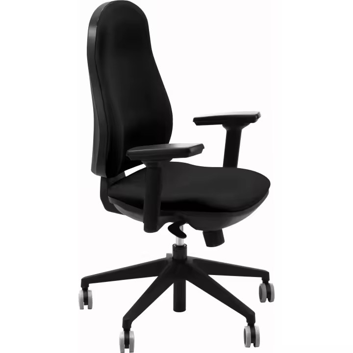 Unisit silla administrativa sincro ariel aier negra ( reposabrazos no incluido) - 1