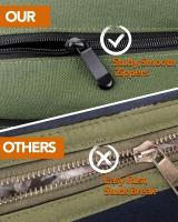Bolsa De Herramientas Portátil Con 5 Bolsillos - Durable De Lona Canvas - Cremalleras YKK Antirroto - Hebilla Segura - Regalo Amoroso - details 6