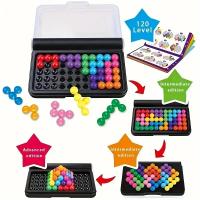 Juego De Rompecabezas 3D IQ Puzzler pro Para Niños Y Adultos Juguete Montessori De Desarrollo Cognitivo Dificultad De 120 Desafíos - details 0