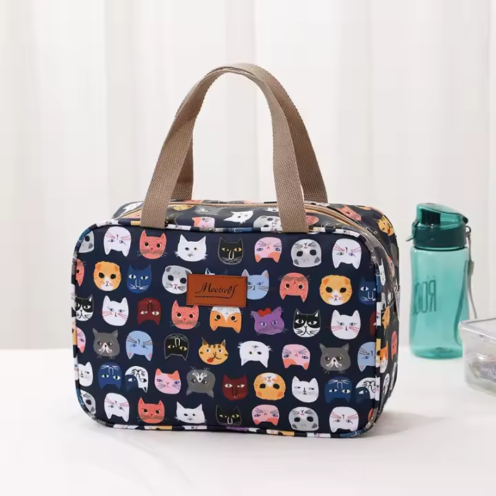 Neceser Mujeres Neceser de Viaje Bolsa de Lavar Bolsa de Cosméticos Grande Bolsas de Tocador Señoras Bolsas de Aseo Organizador Impermeable Bolso de Lavado Maquillaje para niñas (Oso) - 1