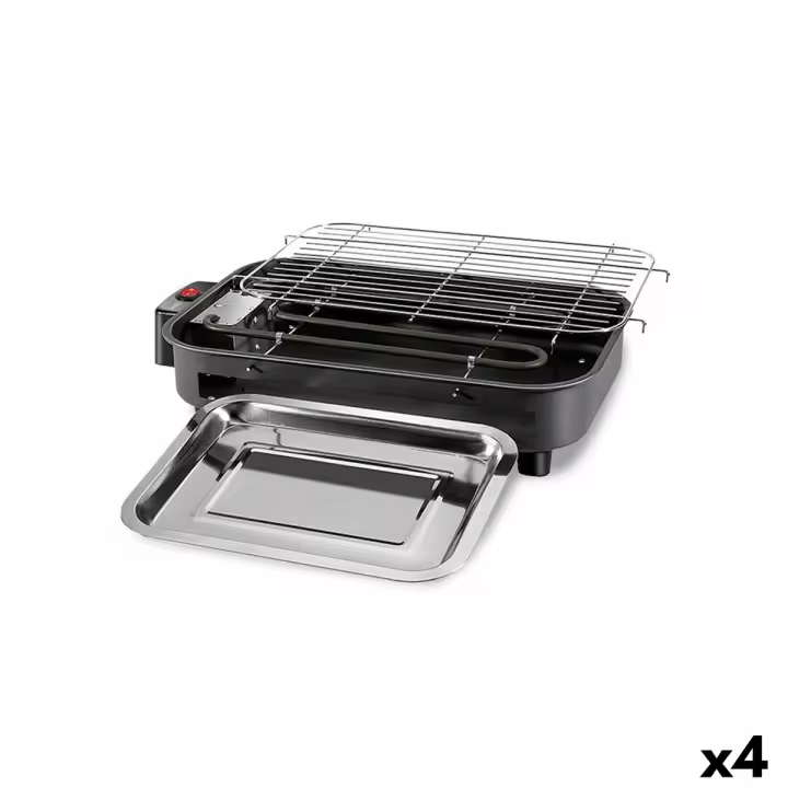 Asadora Kiwi Eléctrico 1300 W 36,5 x 23 cm (4 Unidades) - 1