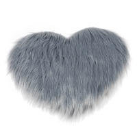 Carpetas De Plush Para Sala De Estar Y Dormitorio Diseño De Corazón Espesadas Y Modernas Para Mujeres Alfombra De Bay Window Para Nuevo Hogar Textil - details 6