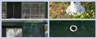 Carpa de Jardín 6x3 m Pabellón con 4 Paredes Laterales y 2 Ventanas Visibles Anti-UV Impermeable Cenador Gazebo de Exterior con Marco de Acero para Fiestas Eventos Bodas Verde - details 4