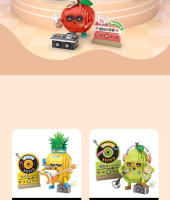 Bloques De Construcción De Micropartículas Mini Vista De La Calle Tienda De Takoyaki Tienda De Café Pastel De Fruta Pareja De Bolsas Lindas Para Niños Regalos De Navidad - details 16