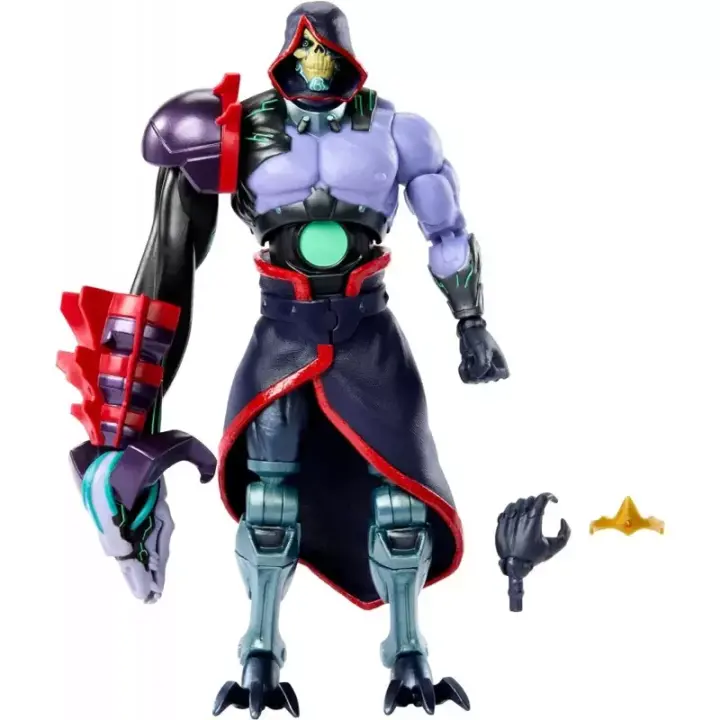 Masters of the Universe MOTU Revolution Skeletor Figura de acción con accesorios, juguete +6 años (Mattel HYC46) - 1