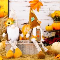 Adornos De Peluche De Gnome Y Calabaza Para Decoración De Navidad Y Agradecimiento Otoño Tamaño Único Decoraciones Swedes Nisse Elf Dwarf - details 4