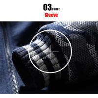 Chaqueta De Fleece Para Hombres Camuflaje Cremallera Y Capucha Abrigo Invernal Manga Larga Casual Streetwear - details 12