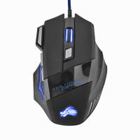 Ratón De Juego Con Cable USB 7 Botones Iluminación Adjustable 5500 DPI Ergonómico Para PC Gamer Computadora Despacho - details 8