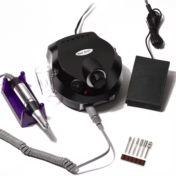 LULAA Máquina De Uñas Eléctrica Para Manicura Conjunto De Taladro Y Cortadores Para Uñas De Acrylico Herramientas De Pedicura Eléctrica - 1