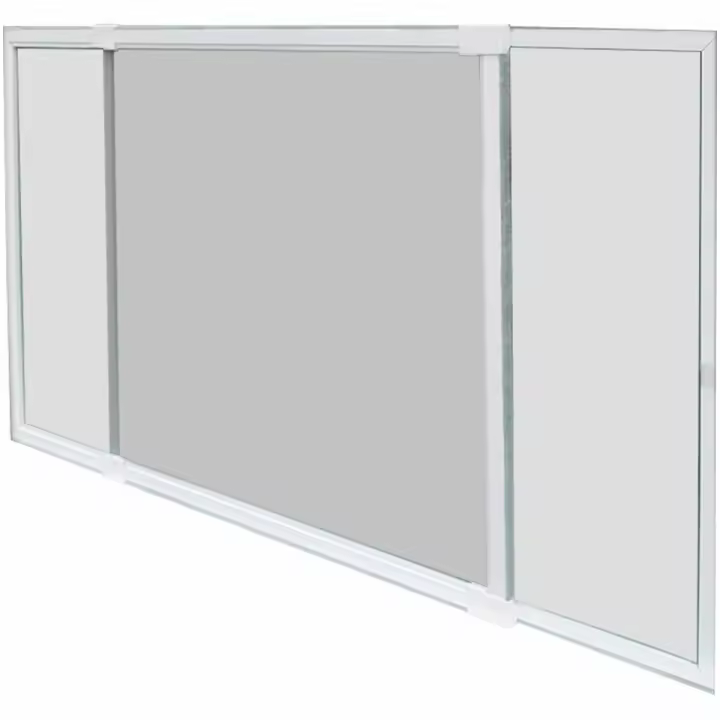 Mosquitera Schellenberg Extensible Con marco Blanco Fibra de Vidrio 50 x 142 cm - 1