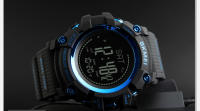 Reloj Deportivo Para Hombre Skmei 1358 Con Altimetro Y Compasso Resistente Al Agua Pantalla Digital Medidor De Presión Y Temperatura Reloj De Pulsera Adecuado Para Actividades Al Aire Libre - details 25