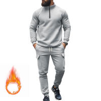 Conjunto Deportivo Casual Para Hombres Verano Otoño Invierno Con Cierre De Cremallera Y Veludo Tejido De Poliéster Talla S a XXXL - details 137