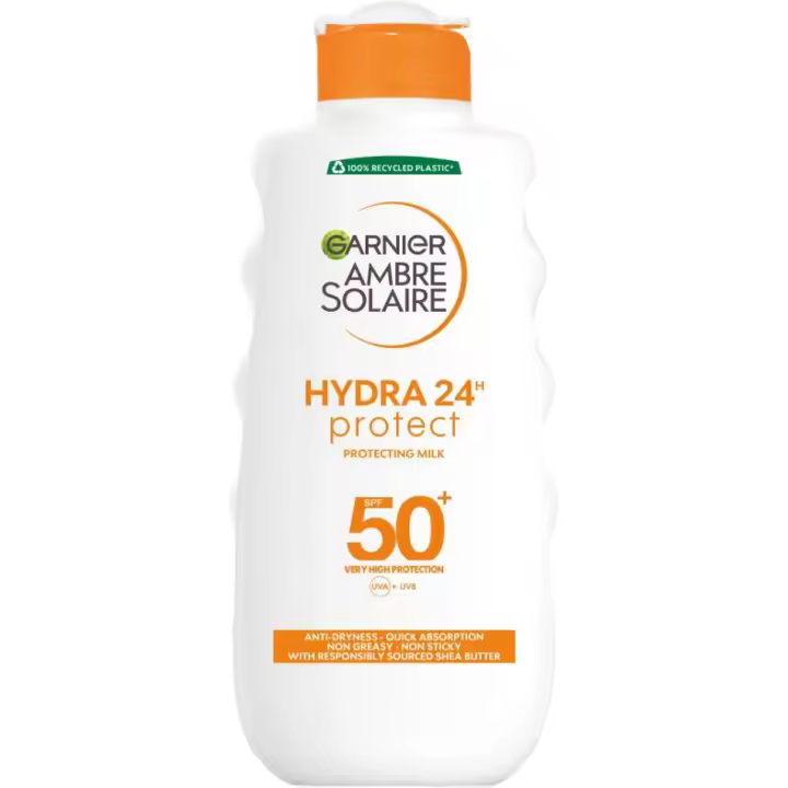 Garnier Ambre Solaire Hydra 24 Loción hidratante de protección solar SPF 50+ (200 ml) - 1