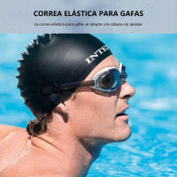 Gafas de Natación Antivaho de Diseño Bicolor Fashion，Gafas de natación expertas: Lentes de alta definición con tratamiento anti-niebla de larga duración, marco grande ergonómico para máxima adherencia - details 5