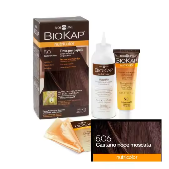 Tinte 5.06 castaño nuez moscada 140 ml.Biokap - 1