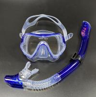 Nuevo traje de snorkel HD antivaho con gafas de buceo de vidrio templado y máscara de tubo de respiración de silicona. - details 12