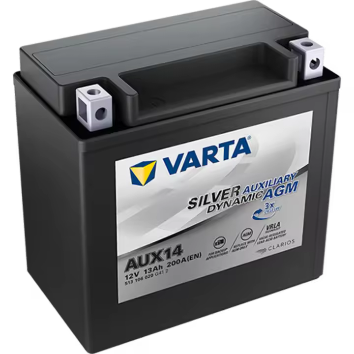 Batería de coche Varta AUX14 Baterías Auxiliares. 12V - 13Ah/200A (EN) 510 909 017 A51 2 (150x87x146mm) - 1