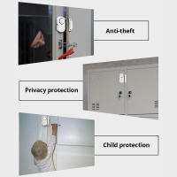 Sensor De Puerta Y Ventana KERUI Independiente Con Alarma De Seguridad Inalámbrica 90db Sensor Magnético Para Protección Doméstica - details 4