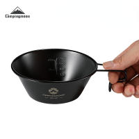 CAMPINGMOON Juego De 4 Piezas Sierra Bowl Y Taza De Acero Inoxidable Para Camping Y Picnics Con Bolsa De Almacenamiento Utensilios De Mesa Al Aire Libre - details 26