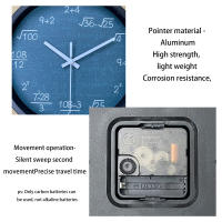 Reloj De Pared De Diseño De Fórmulas Matemáticas Para Niños Reloj Instructivo Para Aprender Reloj De Pared Silencioso Decoración De Habitación - details 9