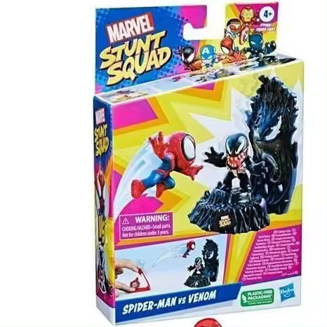 MARVEL STUNT SQUAD SPIDER-MAN VS VENOM PLAY SET HASBRO - 1