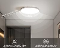 Lámpara De Techo Inteligente Con Sensor De Radar Y LED 20W 30W Sensor De Movimiento Para Porches Pasillos Corredores Balcones Luz Nocturna Moderna - details 4